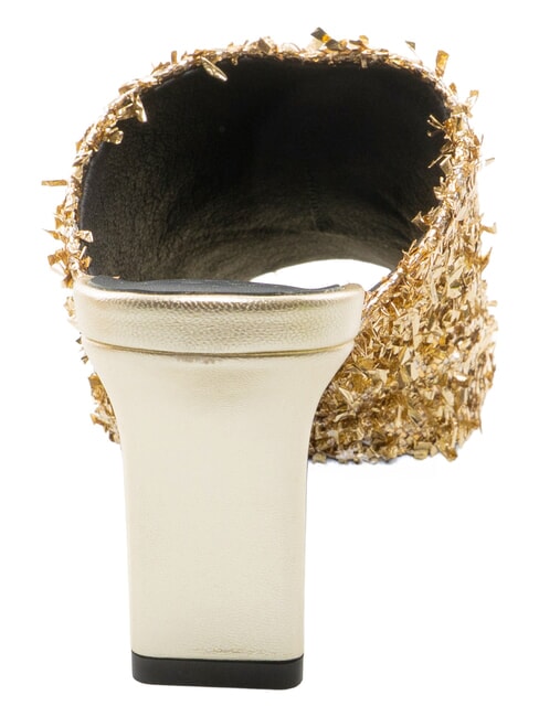 CAMPIONARIO - DIAMANTE  Sandals with rhinestones color gold + color light gold - Women&rsquo;s shoes