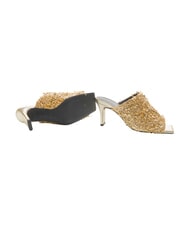 FURLA CAMPIONARIO - DIAMANTE  Sandals with rhinestones color gold + color light gold - Women&rsquo;s shoes - 6