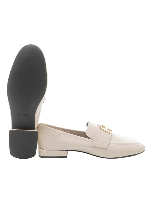 CAMPIONARIO - 1927 Leather moccasins Marshmallow - Women&rsquo;s shoes