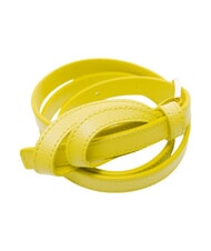 FURLA SFERA Leather belt, for women cedar yellow - Belts - 3