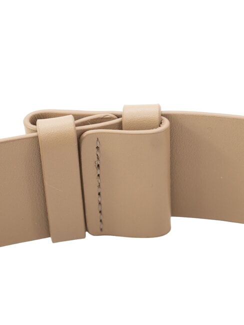 CAMPIONARIO - GENESI Leather belt greige - Belts