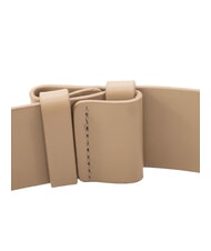 FURLA CAMPIONARIO - GENESI Leather belt greige - Belts - 4