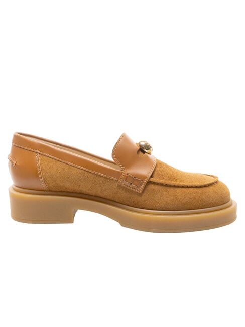 CAMPIONARIO - SFERA  Leather moccasins brandy + honey base - Women&rsquo;s shoes