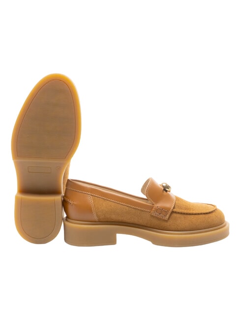 CAMPIONARIO - SFERA  Leather moccasins brandy + honey base - Women&rsquo;s shoes