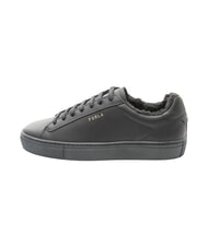 FURLA CAMPIONARIO - NICE  Leather sneakers Black - Women&rsquo;s shoes - 4