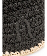 FURLA CAMPIONARIO - GIOVE  Nylon hat black+natural - Hats - 2