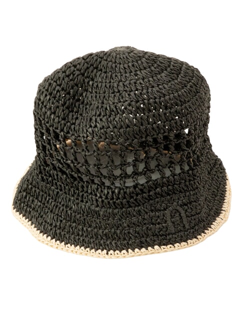 CAMPIONARIO - GIOVE  Nylon hat black+natural - Hats