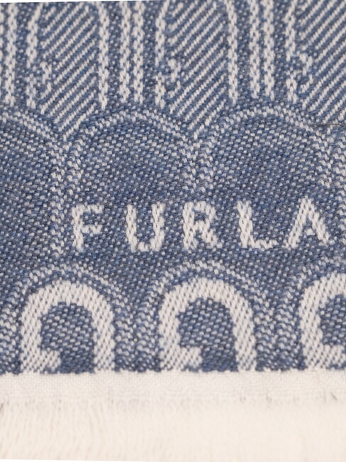 CAMPIONARIO - NET  Wool stole denim tones - Scarves