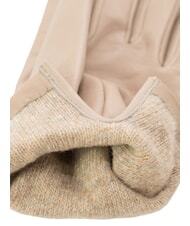 FURLA CAMPIONARIO - 1927 Leather gloves greige - Gloves - 3