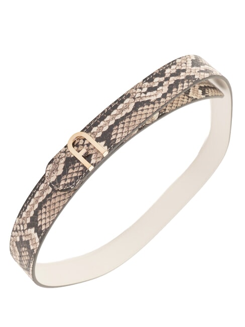 CAMPIONARIO - FLOW Python print belt rock+marshmallow tones - Belts