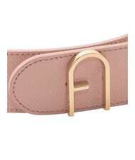 FURLA CAMPIONARIO - FLOW Leather belt dawn+ballerina i - Belts - 4