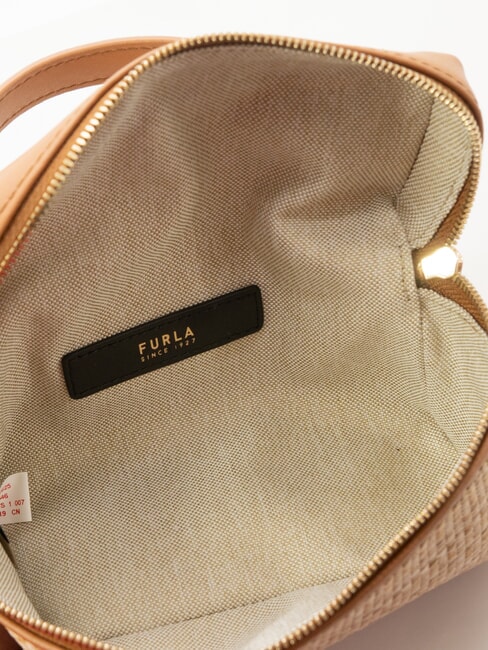 CAMPIONARIO - CAMELIA Mini handbag with shoulder strap natural+brandy - Women&rsquo;s Bags