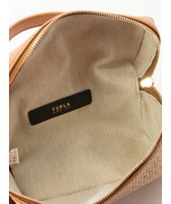 FURLA CAMPIONARIO - CAMELIA Mini handbag with shoulder strap natural+brandy - Women&rsquo;s Bags - 5