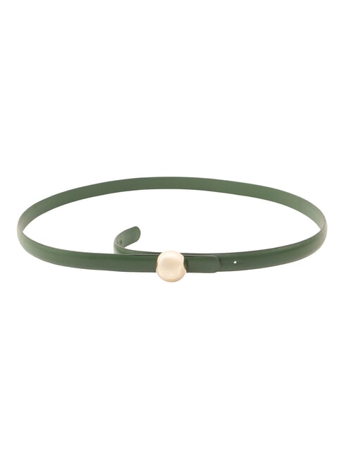 CAMPIONARIO - SFERA  Leather belt laurel - Belts