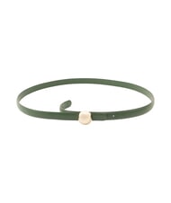 FURLA CAMPIONARIO - SFERA  Leather belt laurel - Belts - 2