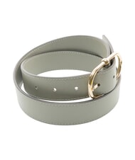 FURLA CAMPIONARIO - CAMELIA Leather belt agaveb - Belts - 3