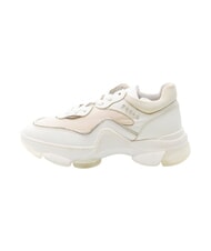 FURLA CAMPIONARIO - WONDERLACE UP Women's Sneakers talcum powder h+silver color - Women&rsquo;s shoes - 3