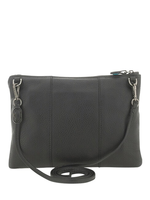 BEYONCE Medium leather clutch bag with shoulder strap black - Women&rsquo;s Bags