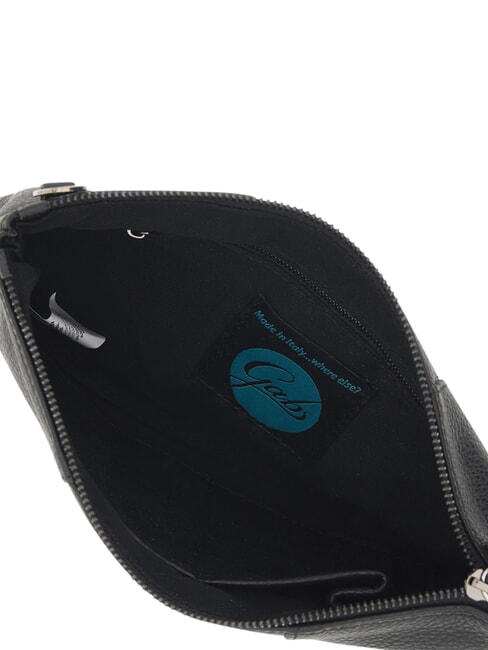 BEYONCE Medium leather clutch bag with shoulder strap black - Women&rsquo;s Bags