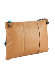GABS BEYONCE Medium leather clutch bag with shoulder strap chamois - Women&rsquo;s Bags - 2