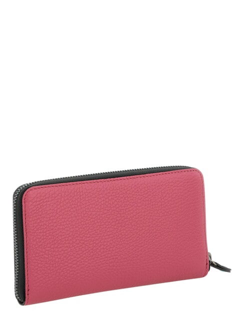GMONEY17 Large leather ziparound wallet begonia - Women&rsquo;s Wallets