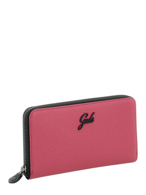 GMONEY17 Large leather ziparound wallet begonia - Women&rsquo;s Wallets