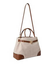 RALPH LAUREN BLAIKE Handbag, with shoulder strap whitecanvas/tan - Women&rsquo;s Bags - 4