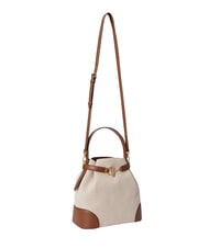 RALPH LAUREN BLAIKE Handbag, with shoulder strap, bucket bag whitecanvas/tan - Women&rsquo;s Bags - 4