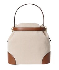 RALPH LAUREN BLAIKE Handbag, with shoulder strap, bucket bag whitecanvas/tan - Women&rsquo;s Bags - 5