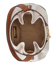 RALPH LAUREN BLAIKE Handbag, with shoulder strap, bucket bag whitecanvas/tan - Women&rsquo;s Bags - 6