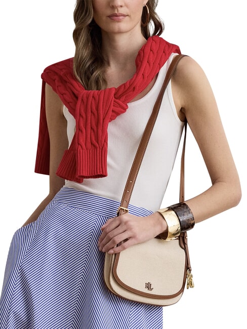 MARCY Mini bag, with adjustable shoulder strap white/tan - Women&rsquo;s Bags