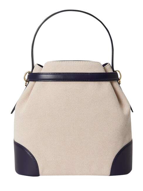 BLAIKE Handbag, with shoulder strap, bucket bag natural/canvas/navy - Women&rsquo;s Bags