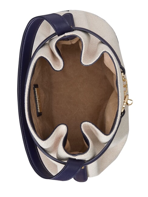 BLAIKE Handbag, with shoulder strap, bucket bag natural/canvas/navy - Women&rsquo;s Bags