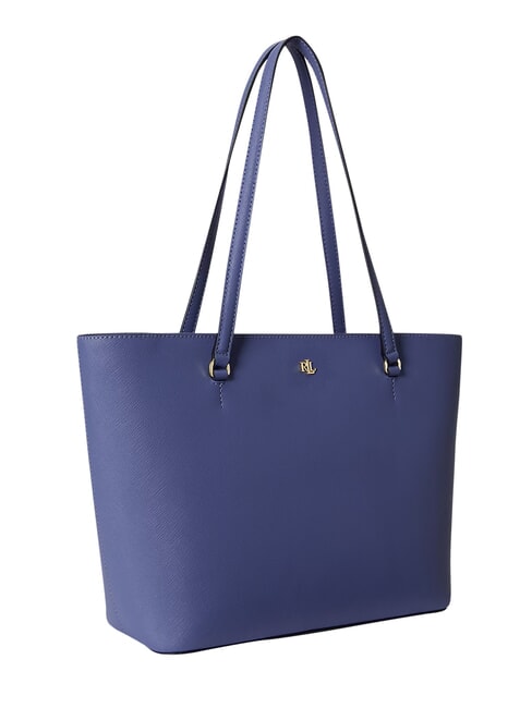 KARLY Leather shopping bag Carson Blue - Women&rsquo;s Bags