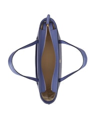RALPH LAUREN KARLY Leather shopping bag Carson Blue - Women&rsquo;s Bags - 5