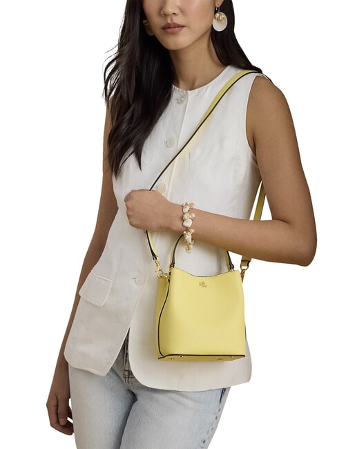REESE Handbag, with shoulder strap, in leather lemon sorbet - Women&rsquo;s Bags