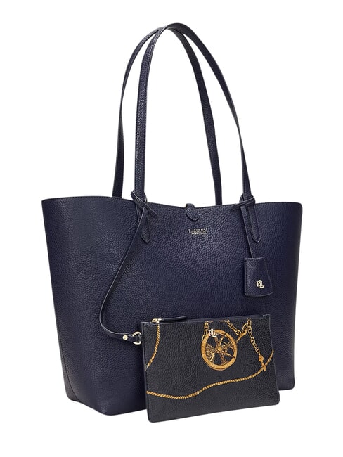 Merrimack Reversible shoulder shopper navy/skinny stripe - Women&rsquo;s Bags