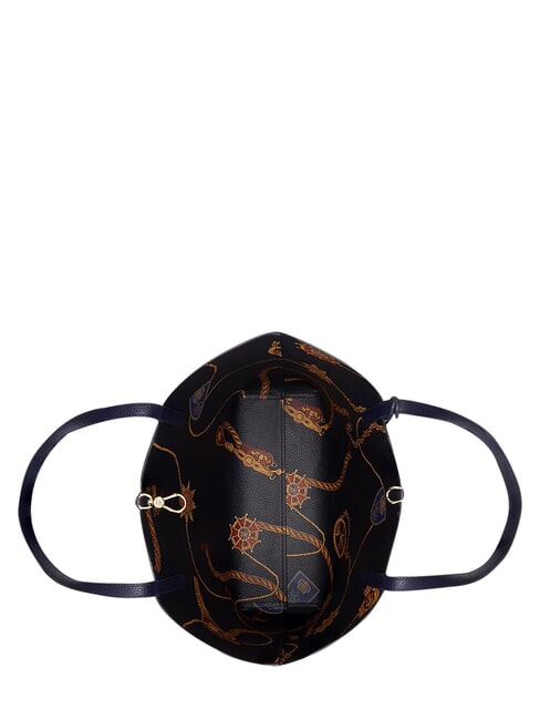 Merrimack Reversible shoulder shopper navy/skinny stripe - Women&rsquo;s Bags