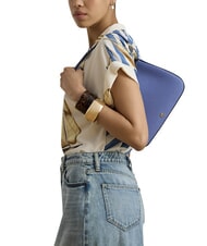 RALPH LAUREN DANNI Shoulder bag, with shoulder strap, in leather Carson Blue - Women&rsquo;s Bags - 3