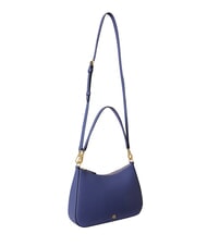 RALPH LAUREN DANNI Shoulder bag, with shoulder strap, in leather Carson Blue - Women&rsquo;s Bags - 4