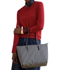 RALPH LAUREN KEATON Medium shopping bag skinny stripe/refined navy - Women&rsquo;s Bags - 2