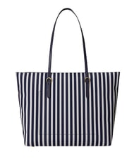 RALPH LAUREN KEATON Medium shopping bag skinny stripe/refined navy - Women&rsquo;s Bags - 4