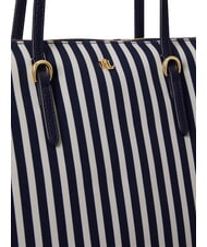 RALPH LAUREN KEATON Medium shopping bag skinny stripe/refined navy - Women&rsquo;s Bags - 6