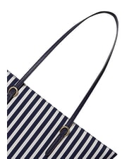 RALPH LAUREN KEATON Medium shopping bag skinny stripe/refined navy - Women&rsquo;s Bags - 7