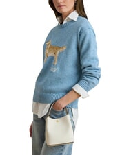 RALPH LAUREN REESE Handbag, with shoulder strap, in leather - Women&rsquo;s Bags