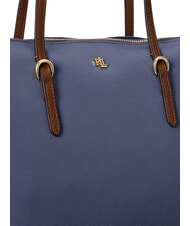 RALPH LAUREN KEATON Medium shopping bag Carson Blue - Women&rsquo;s Bags - 6