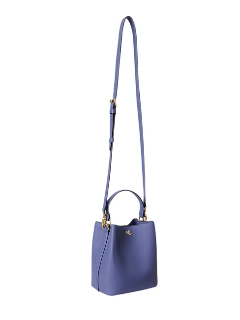 REESE Handbag, with shoulder strap, in leather Carson Blue - Women&rsquo;s Bags