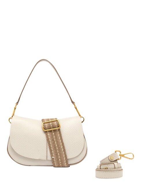 HELENA ROUND Handbag, with shoulder strap, in leather sand - Women&rsquo;s Bags