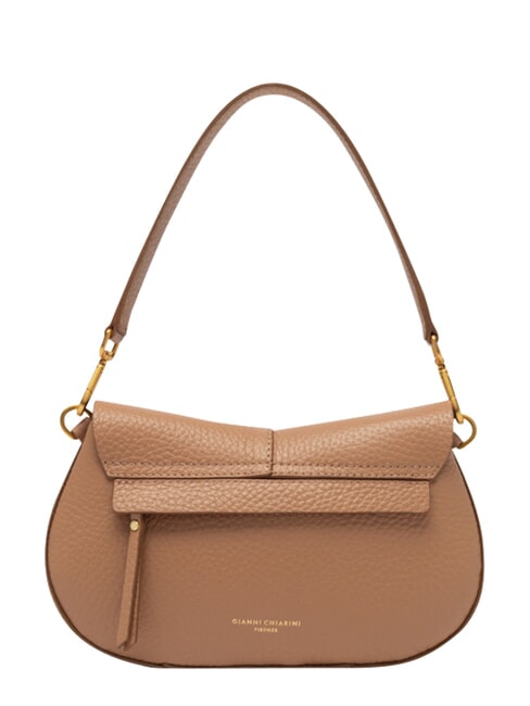 HELENA ROUND Handbag, with shoulder strap, in leather clay - Women&rsquo;s Bags