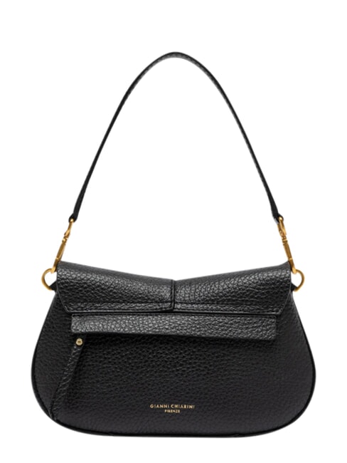 HELENA ROUND Handbag, with shoulder strap, in leather Black - Women&rsquo;s Bags